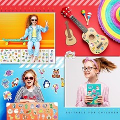800Pcs Stickers for Kids Water Bottle Vinyl Waterproof Scrapbook Cute Bulk