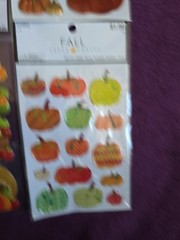 Fall, Thanksgiving Stickers/Felt Craft Pieces- Lot of 4 packages