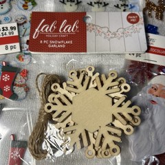 Recollections Paper Crafts Christmas Scrapbook Sticker Garland Lot of 6 Glitter