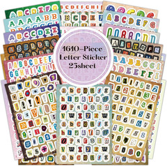 1610Pcs Letter Stickers for Scrapbooking,Ransom Note Stickers, Junk Journal, Jo