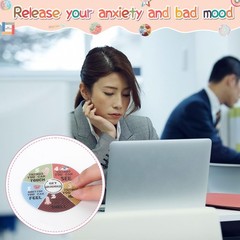 CCINEE 24 Pcs Anxiety Sensory Stickers Calm Strips Tactile Mood Calming Mindfuln