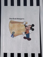 Mickey Mouse Disney junk journal Scrapbook handmade Ephemera