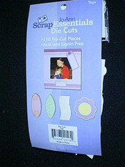 110 Pieces Die Cuts Tags Jo Ann SCRAP ESSENTIALS – Scrapbooking, Card Making NEW