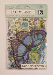 Susan Winget Botanical Die-Cut Cardstock & Acetate By K&Company RARE