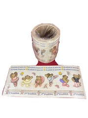 Vintage Large Roll of Bear & Mouse Ballet Dancers Stickers