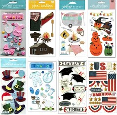 45 Jolee’s Boutique LE GRANDE Scrapbook 3-D Stickers VARIETY U-CHOOSE