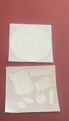 Set Of 2 – Prism Noon/Pearly School Supplies Sticker Mods – 2.5×2 Inches Each