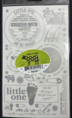 Wholly Cow Basic Gray Rub-Ons Transfers – Words Love Family Baby + RETIRED
