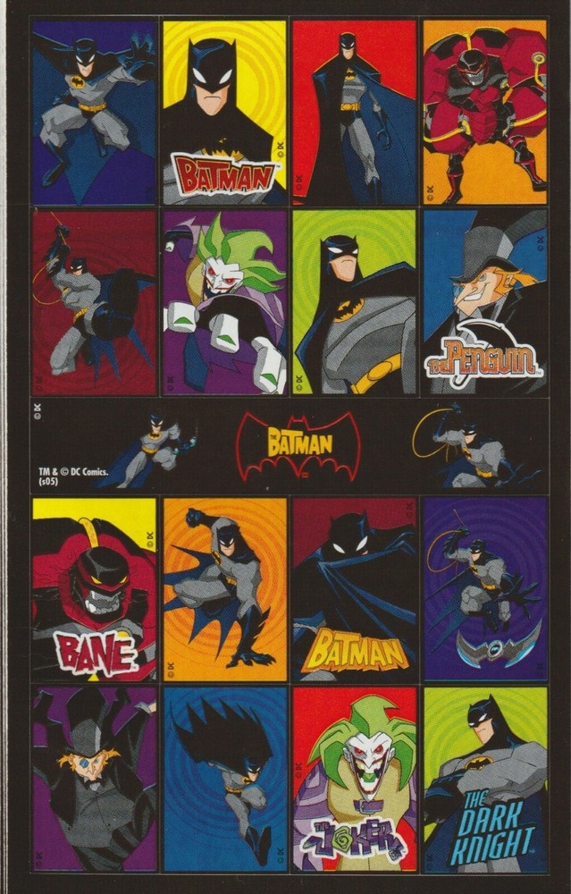 Sandylion Pooh, Scooby Doo,Batman,Sesame Street & More » Maxi Stickers-1 Sheet