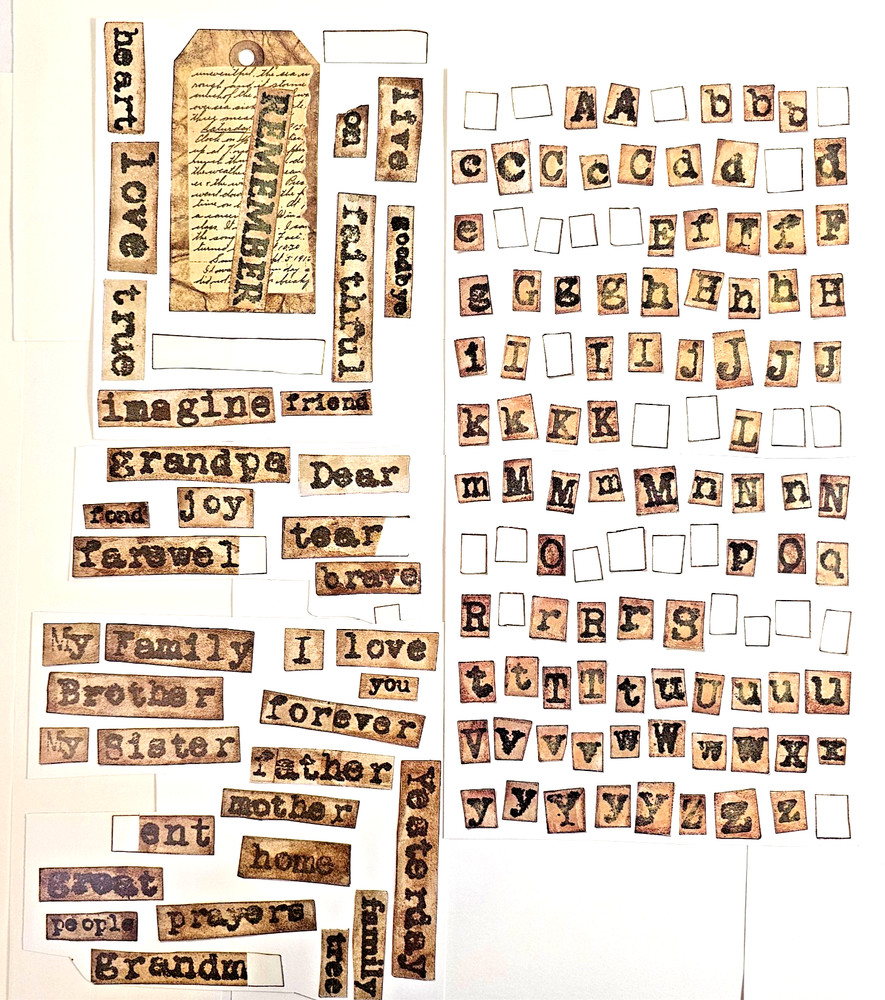 Stickers LETTERS & NUMBERS Journal, Scrapbook, Letters, Pics ~ Choice of Styles
