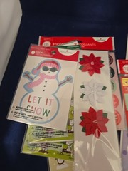 Christmas Scrapbooking Stickers & Gift Tags Lot Of 16