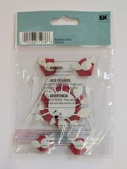 VERY RARE Jolee’s Rose Blooms Red Roses Flowers Scrapbooking Stickers