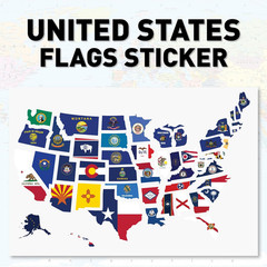 Flags of the World Stickers – Premium Country Flags and Mini Flag Stickers Set –