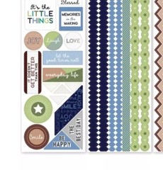 Creative Memories Prismatic 2 Designer Stickers 3 Shts Ladt Chance Retiring