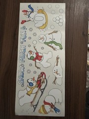 5 New Rare Vintage Tumblebeasts Snow Fun Sticker Sheets