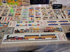 Vintage Sandylion Mrs. Grossmans Car Transportation Sticker Sheet Album Book Lot