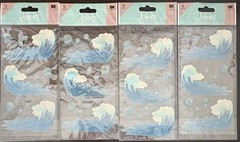 Jolee’s Dimensional Stickers Waves Water Glittery Beach Ocean Lot Of 4 NIP