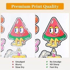 20 Sheets Matte Waterproof Printable Vinyl Sticker Paper for Inkjet & Cricut Use