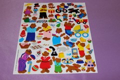 Mrs. Grossman’s Large Sheet RARE 1999 Vintage Repositionable Bear Stickers!