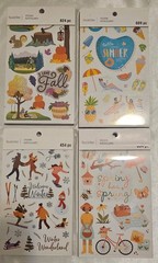 Bundle of 31 Recollections Seasons Themed 24 Sheet Sticker Books