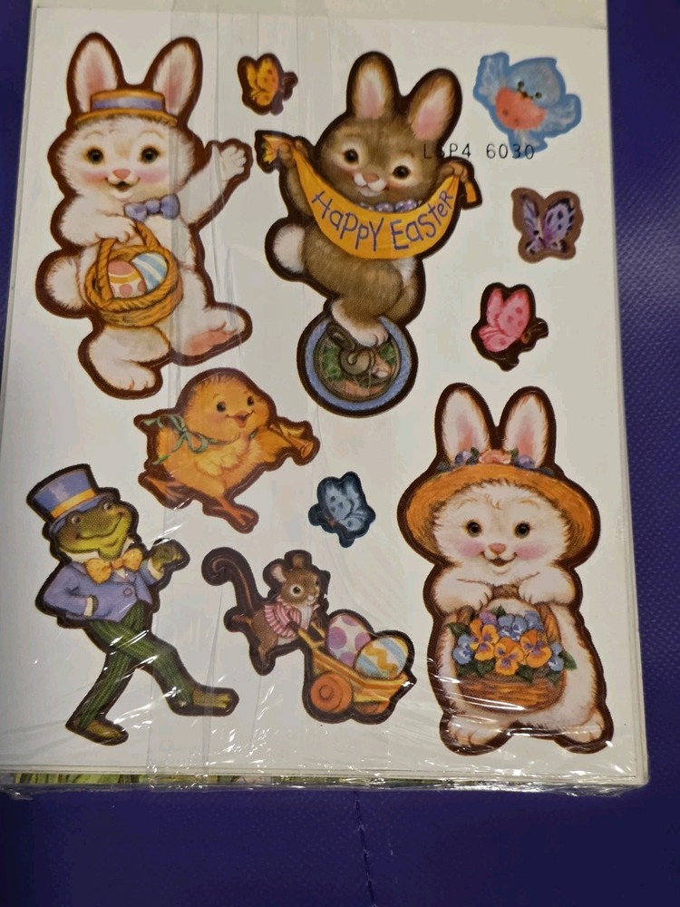 Vintage Hallmark Vinyl Sticker Activity Set