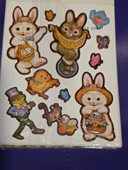 Vintage Hallmark Vinyl Sticker Activity Set