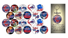 Bottle Cap Images (25mm) 1″ ~ Precut ~ Buffalo Bills Inspired~ USA seller