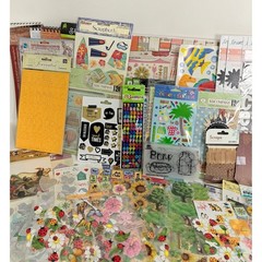 HUGE Lot Vintage Modern Scrapbook Junk Journaling Stickers Stickopotamus
