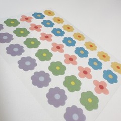 Flower Sticker 5pc 15mm Masking material New From Japan w/ tracking