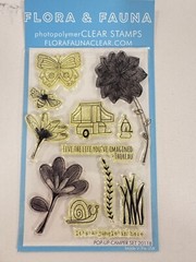 Flora & Fauna Pop-Up Camper Stamp Set 20118 Clear Cling Stamps Crafting