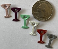 ALCOHOL BOTTLES & GLASSES￼ EYELET(12pcs)Adult Beverage •Card making•Scrapbooking