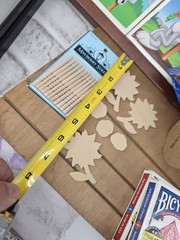 Mixed Scrapbooking Junk Journal Shadow Box Lot 4- Cardstock, Stamps, Mixed Media