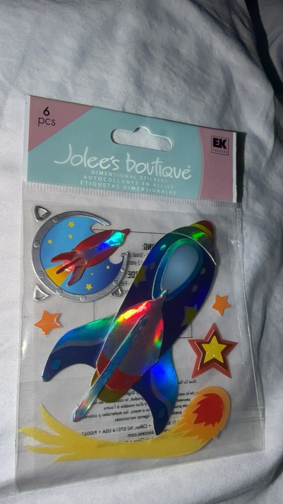 Jolee’s Space Ships Rocket Outer Space Scrapbooking Stickers