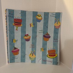 Birthday Journaling Supplies Scrapbook Paper Lot 9 Sheets Total