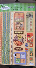 FLAIR DESIGNS Cardstock Pet Stickers 8.5″x12″ Kitty Cat Puppy Dog