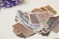 60pcs/pack washi Stickers Pack /vintage note themed Washi Stickers M02 TZB-L2 sa