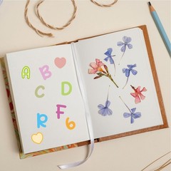 60 Sheets Letter Stickers, 5400 Pieces Alphabet Stickers0.5in Multiple Colors