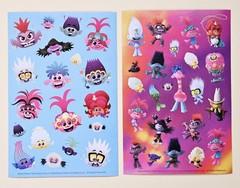 Trolls / DreamWorks / Sticker sheet. Lot Of 2.