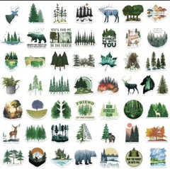 Lot Of 20 Stickers. Outdoors/Forest/Nature Scrapbooking Journaling Diary