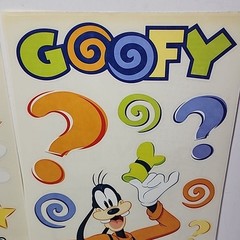 SandyLion Disney Stickers Mickey Mouse Goofy Disneyland Disney World 4 Sheets