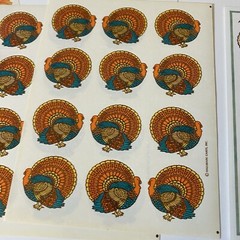 Thanksgiving Stickers Set Hallmark Gibson AGC & More