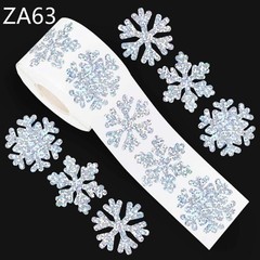 500Pcs Snow Decorative Labels Tear Resistant Backing For Party Decorations