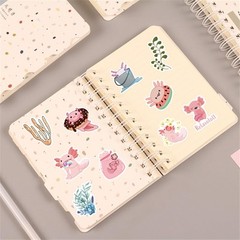 Cute Axolotl Stickers Pack 50PCS, Kawaii Animal Gifts for 50axolotl
