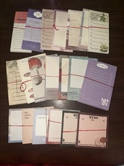 Memo Pad Paper Sheets Over 100 Sheets 3 Different Sizes Journaling Scrapbooking