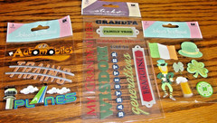 Lot (3) Scrapbooking Stickers~Jolee’s BoutiqueTransport & Irish+ EK Grandpa 583