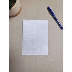 5mm Grid Lined Blank Sticker 5″ x 7″ | Add a blank graph sheet to your planner