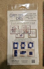 LOT 6 ELIZABETH CRAFT DESIGNS UCHI’S CRAFTY CUTT CARD TAG FRAME DIE SCRAPBOOKING