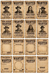 Western Theme Junk Journal Embellishments Kit Scrapbook USA