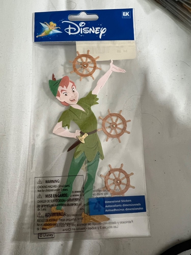 Disney EK Success Jolees Dimensional Sticker ~ Peter Pan
