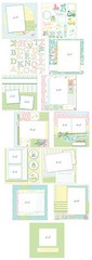 NEW Your Story 8×8 scrapbook kits album cover double sided pages stickers